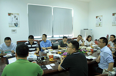 Leaders from Real Gold Investment, China Production Network, Jinsilu Financial Holdings and other units visited our company for investigation